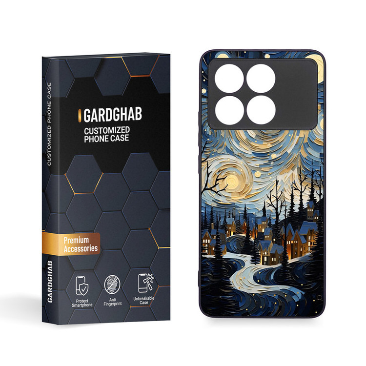 کاور گارد قاب مدل منظره مناسب برای گوشی موبایل شیائومی Poco X6 Pro 5G