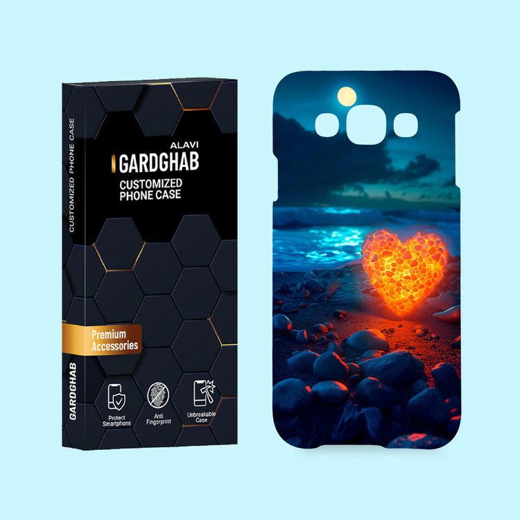 کاور گارد قاب علوی مدل عاشقانه مناسب برای گوشی موبایل سامسونگ Galaxy E5 2015