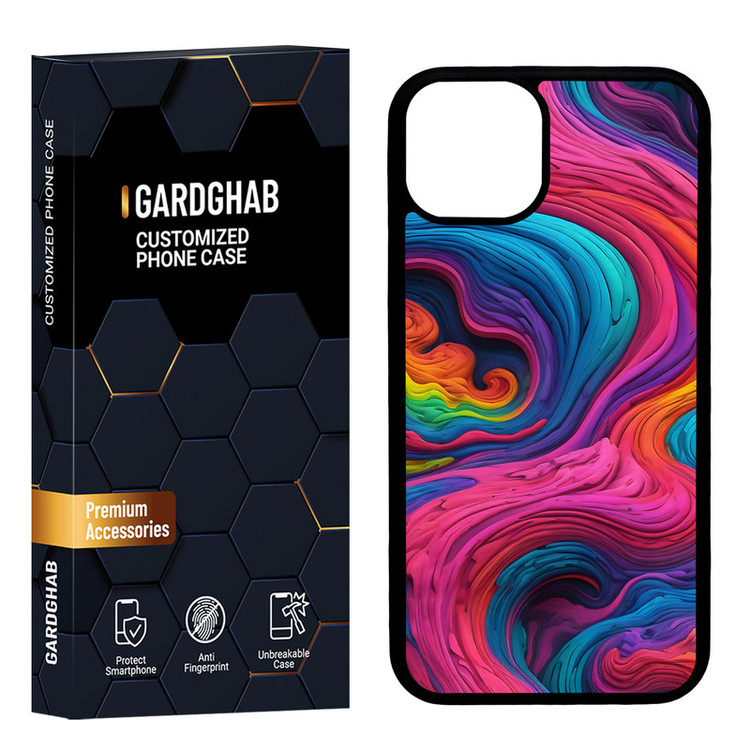 کاور گارد قاب مدل پشت گلس ساده مناسب برای گوشی موبایل اپل iPhone 13