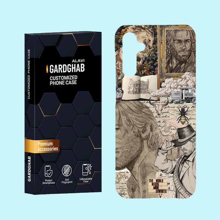 کاور گارد قاب علوی مدل هنری مناسب برای گوشی موبایل سامسونگ Galaxy M14 5G