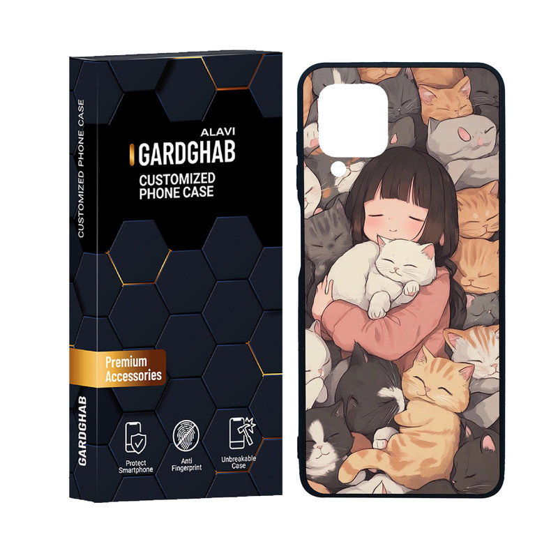 کاور گارد قاب علوی مدل دور ژله ای فانتزی مناسب برای گوشی موبایل سامسونگ Galaxy M32 4G