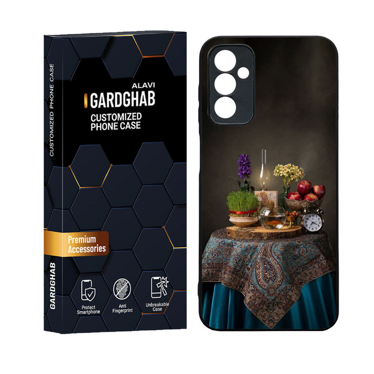 کاور گارد قاب علوی مدل دورژله ای پشت گلس ایرانی مناسب برای گوشی موبایل سامسونگ Galaxy M13 4G