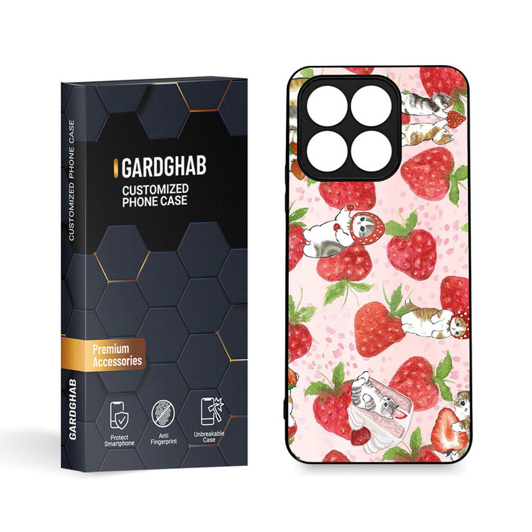 کاور گارد قاب مدل دور ژله ای فانتزی مناسب برای گوشی موبایل آنر X8a 4G