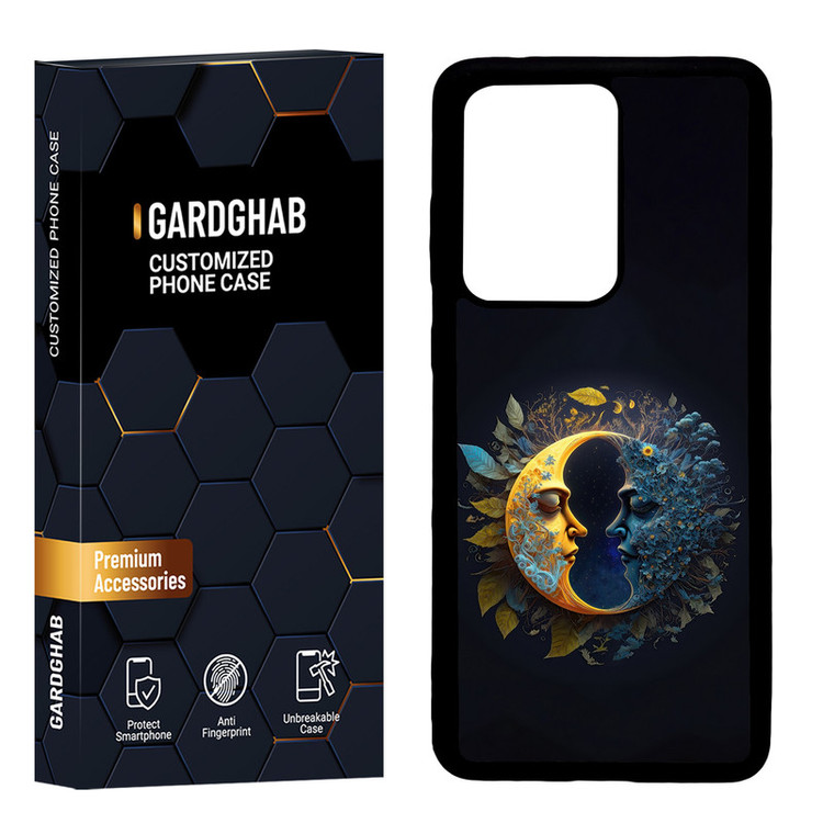 کاور گارد قاب مدل پشت گلس هنری مناسب برای گوشی موبایل سامسونگ Galaxy S20 Ultra