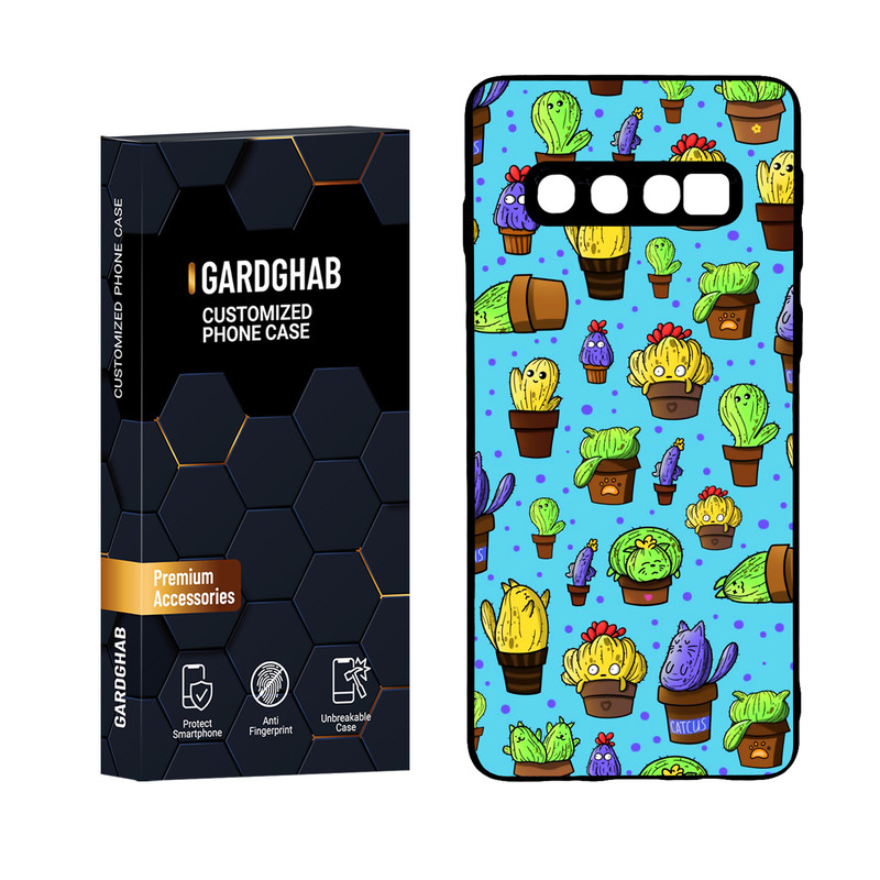 کاور گارد قاب مدل پشت گلس فانتزی مناسب برای گوشی موبایل سامسونگ Galaxy S10