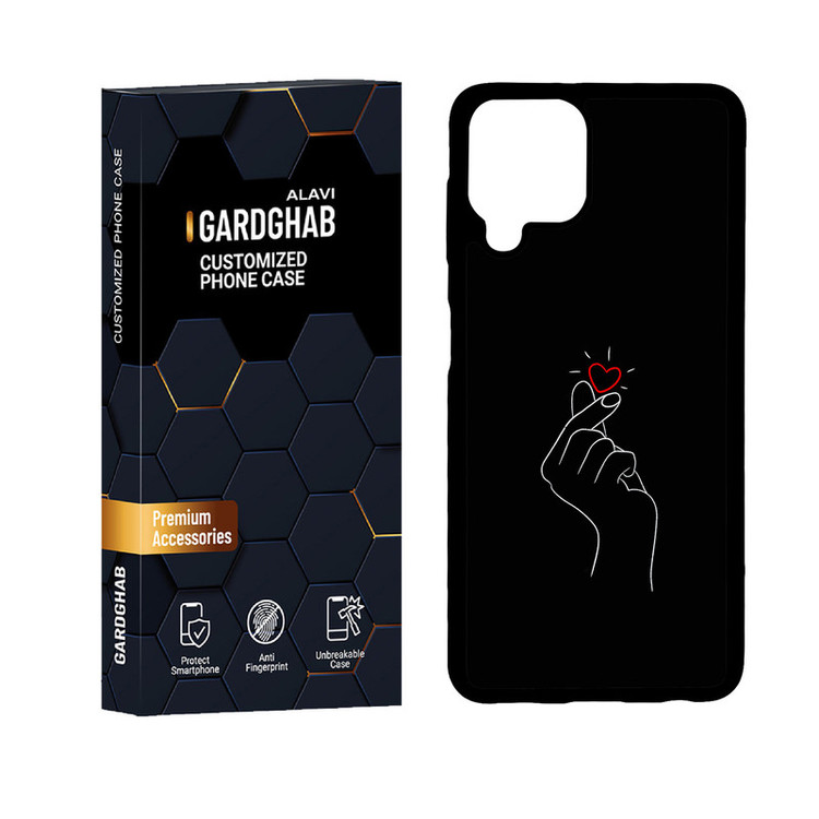 کاور گارد قاب علوی مدل دور ژله ای عاشقانه مناسب برای گوشی موبایل سامسونگ Galaxy A22 4G