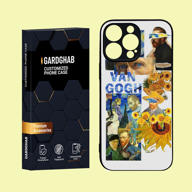 کاور گارد قاب مدل دور ژله ای هنری مناسب برای گوشی موبایل اپل iPhone 16 Pro Max