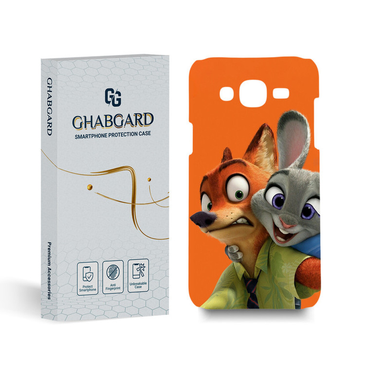 کاور گارد قاب مدل زوتوپیا مناسب برای گوشی موبایل سامسونگ galaxy j5 2015