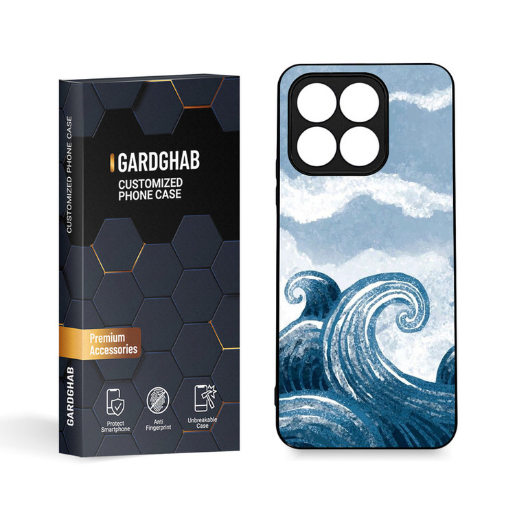 کاور گارد قاب مدل دور ژله ای ساده مناسب برای گوشی موبایل آنر X8a 4G
