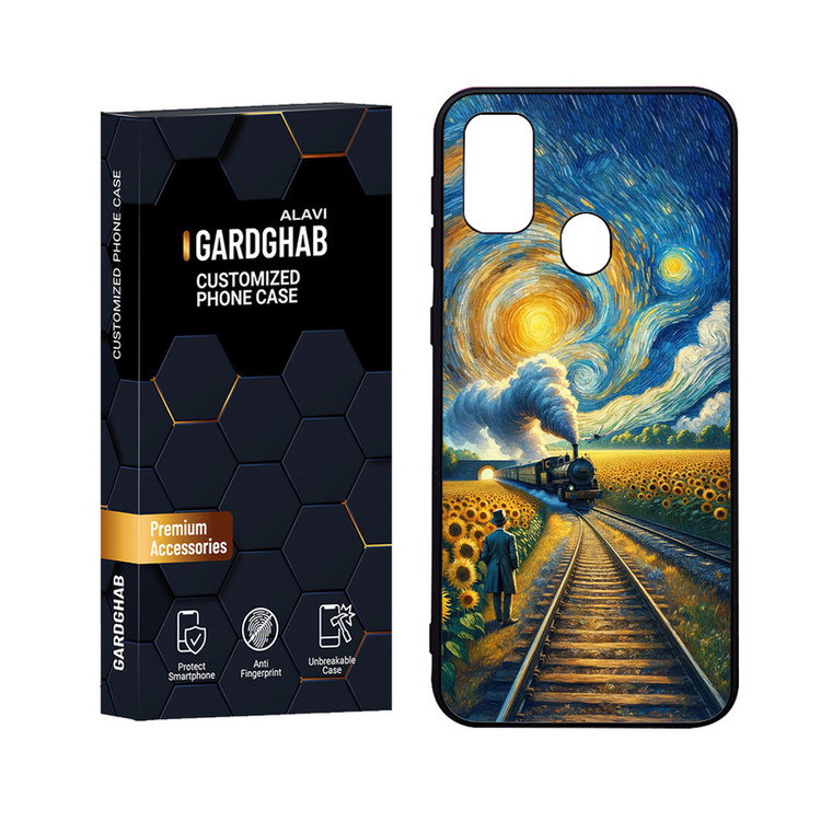 کاور گارد قاب علوی مدل Glass مناسب برای گوشی موبایل سامسونگ Galaxy M21
