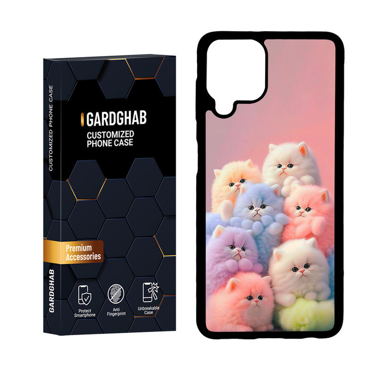کاور گارد قاب مدل پشت گلس فانتزی مناسب برای گوشی موبایل سامسونگ Galaxy A22 4G