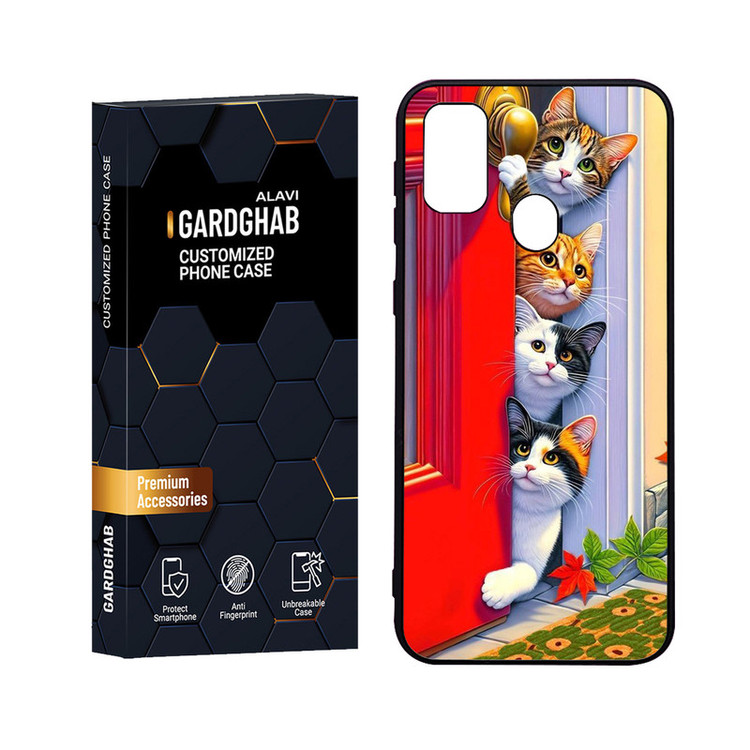 کاور گارد قاب علوی مدل Glass مناسب برای گوشی موبایل سامسونگ Galaxy M21