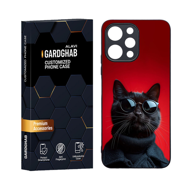 کاور گارد قاب علوی مدل دورژله ای کارتنی و انیمه مناسب برای گوشی موبایل شیائومی Redmi 12 4G / 12 5G