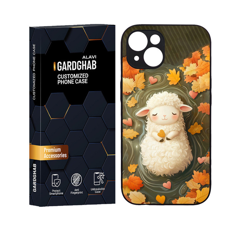 کاور گارد قاب علوی مدل دورژله ای کارتنی و انیمه مناسب برای گوشی موبایل اپل iPhone 14
