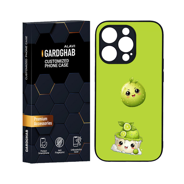 کاور گارد قاب علوی مدل دورژله ای کارتنی و انیمه مناسب برای گوشی موبایل اپل iPhone 14 Pro