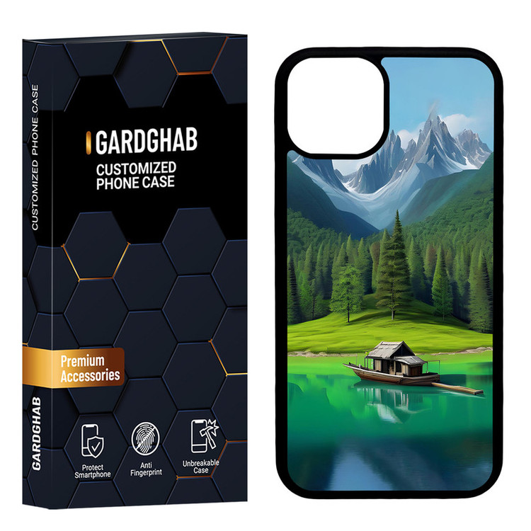 کاور گارد قاب مدل پشت گلس هنری مناسب برای گوشی موبایل اپل iPhone 13