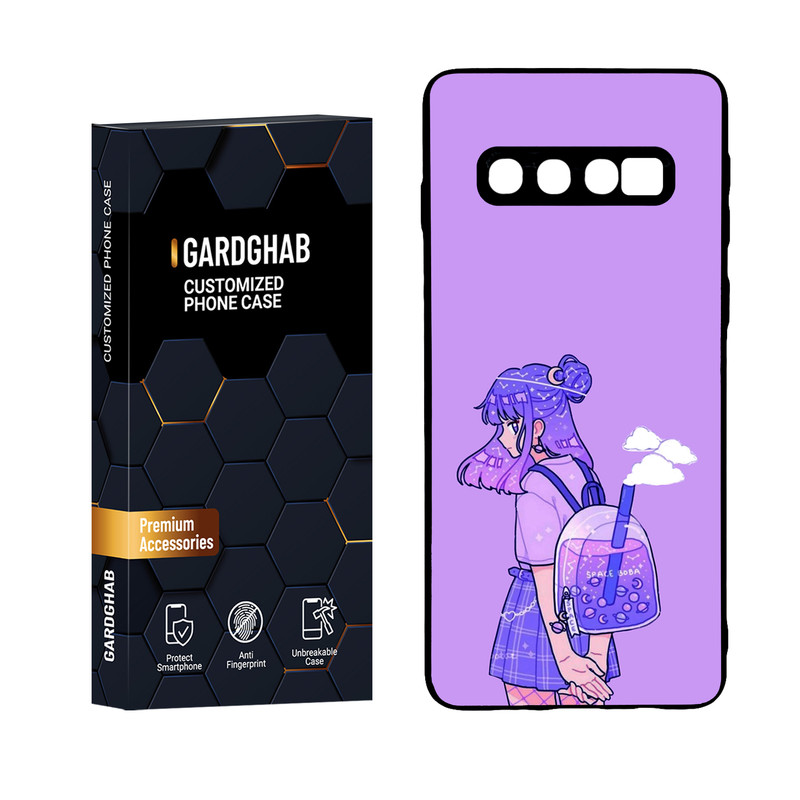 کاور گارد قاب مدل پشت گلس دخترانه مناسب برای گوشی موبایل سامسونگ Galaxy S10