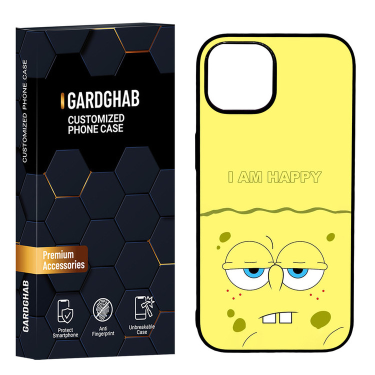 کاور گارد قاب مدل دور ژله ای پشت گلس فانتزی مناسب برای گوشی موبایل اپل iPhone 15