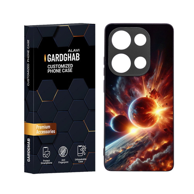 کاور گارد قاب علوی مدل دور ژله ای مناسب برای گوشی موبایل شیائومی Redmi Note 13 Pro 4G