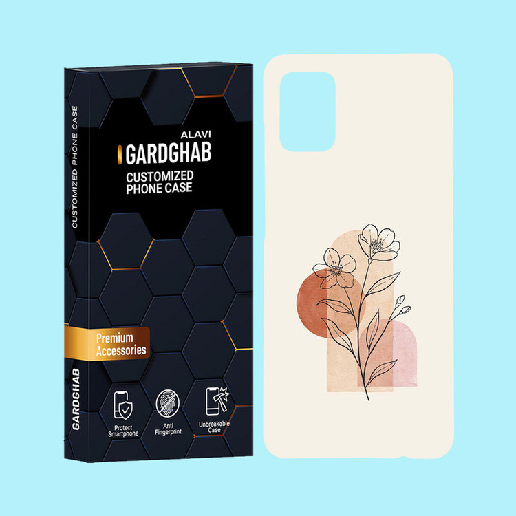 کاور گارد قاب علوی مدل گل مناسب برای گوشی موبایل سامسونگ Galaxy A31