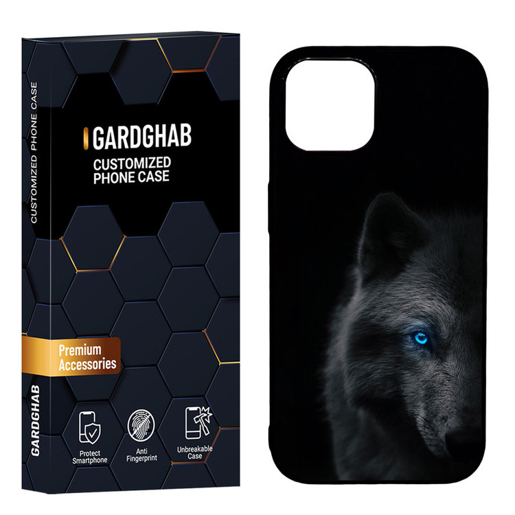 کاور گارد قاب مدل دور ژله ای پشت گلس پسرانه مناسب برای گوشی موبایل اپل iPhone 15