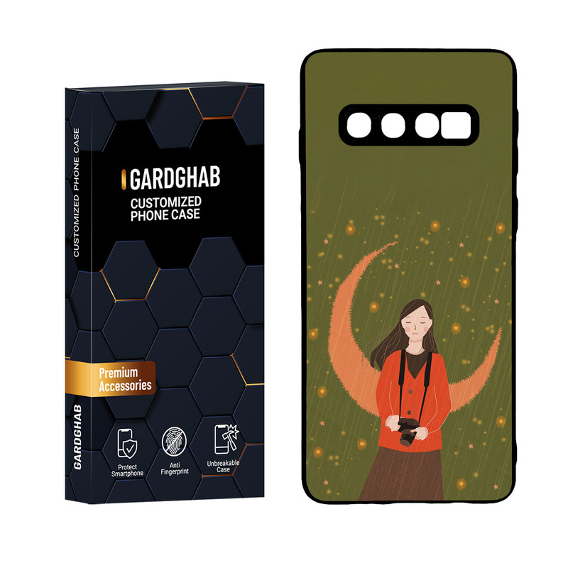 کاور گارد قاب مدل پشت گلس دخترانه مناسب برای گوشی موبایل سامسونگ Galaxy S10
