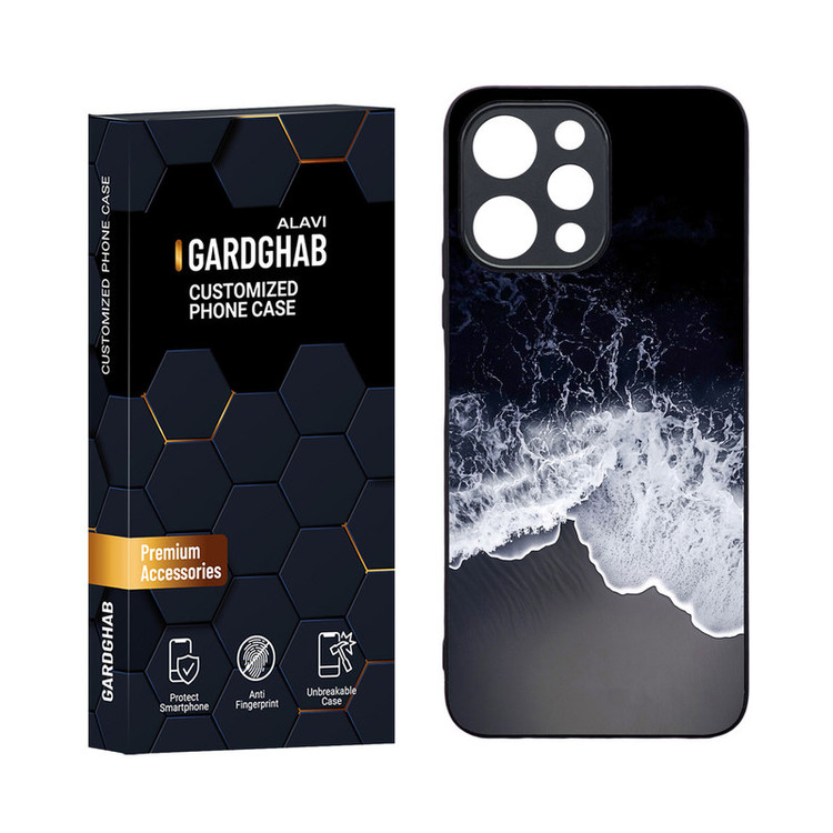 کاور گارد قاب مدل دورژله ای منظره و طبیعت مناسب برای گوشی موبایل شیائومی Redmi 12 4G / 5G