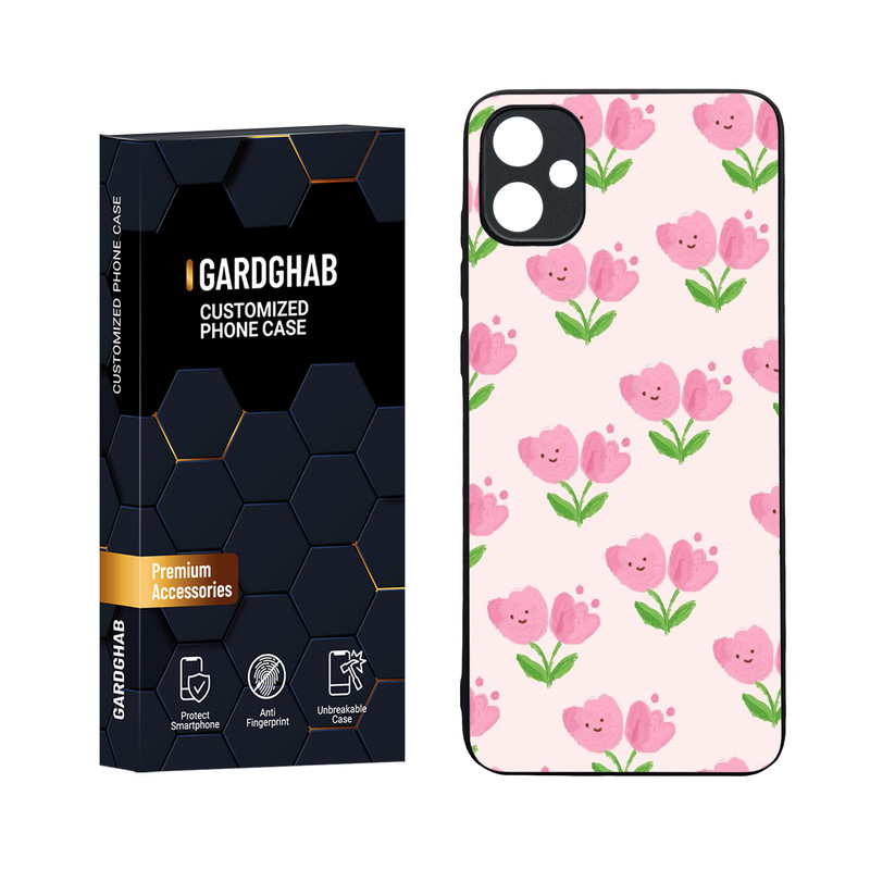 کاور گارد قاب مدل دورژله ای پشت گلس دخترانه مناسب برای گوشی موبایل سامسونگ Galaxy A05