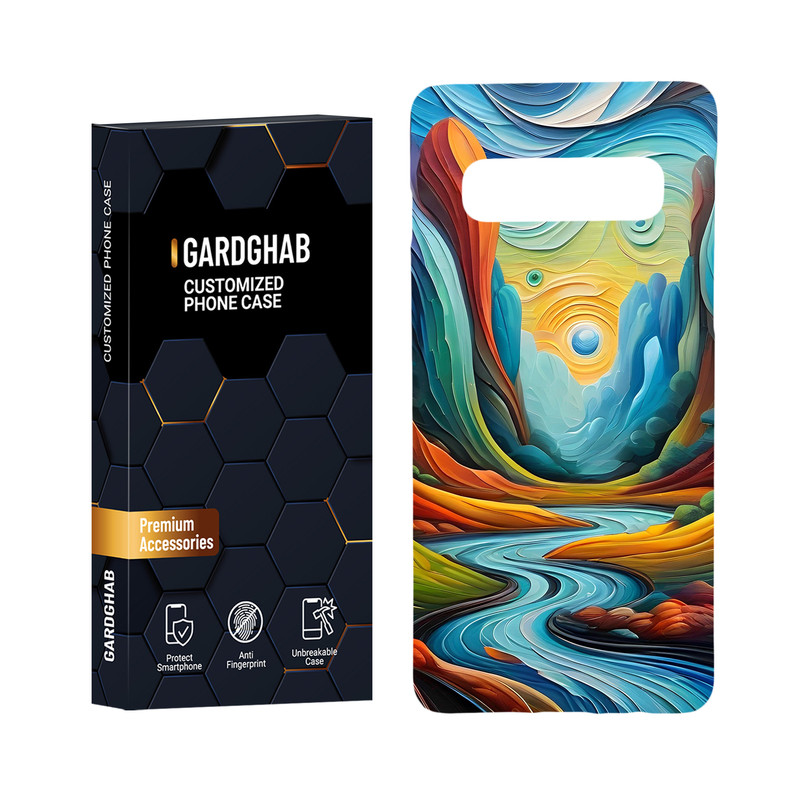 کاور گارد قاب مدل هنری مناسب برای گوشی موبایل سامسونگ Galaxy S10