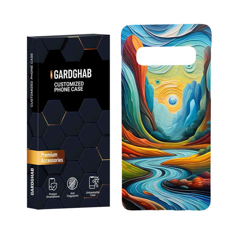 کاور گارد قاب مدل هنری مناسب برای گوشی موبایل سامسونگ Galaxy S10