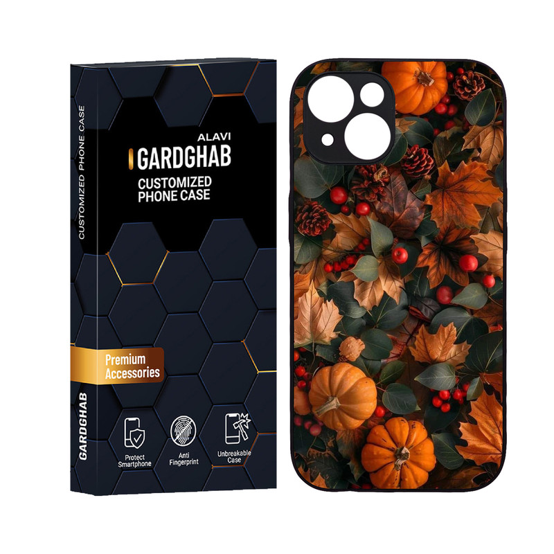 کاور گارد قاب علوی مدل دورژله ای هنری مناسب برای گوشی موبایل اپل iPhone 14