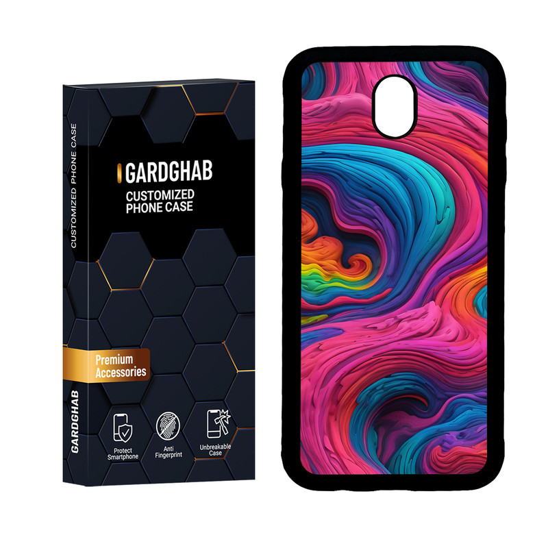 کاور گارد قاب مدل دور ژله ای ساده مناسب برای گوشی موبایل سامسونگ Galaxy J7 Pro