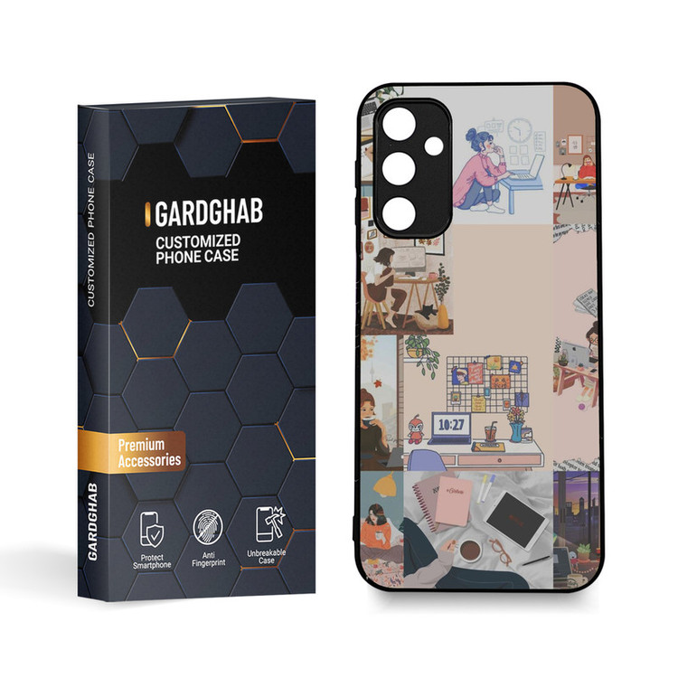 کاور گارد قاب مدل دخترانه مناسب برای گوشی موبایل سامسونگ Galaxy A24 4G