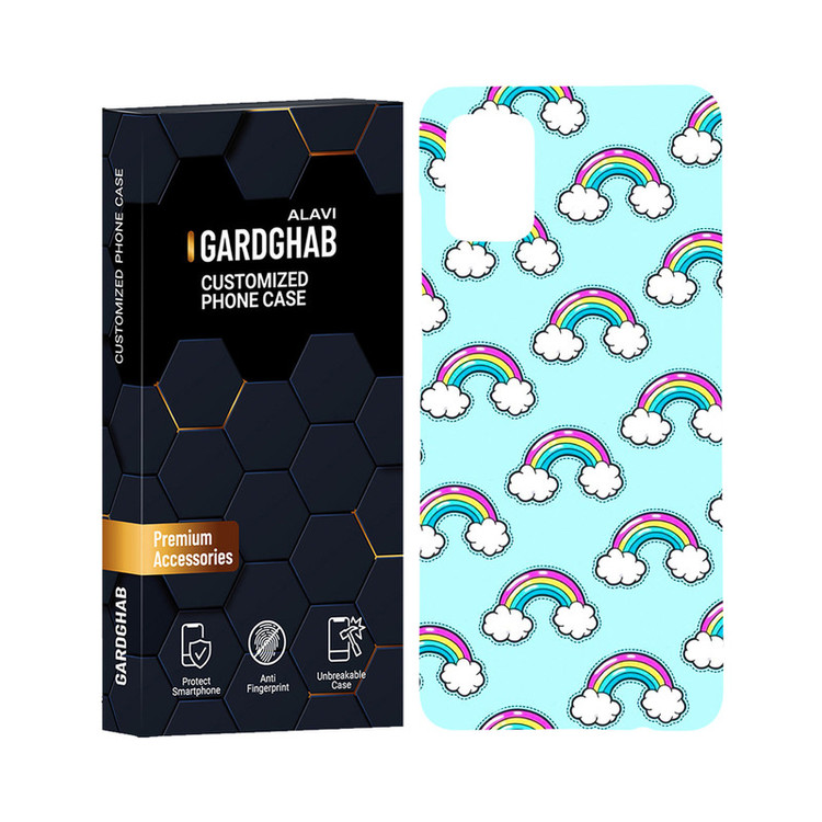 کاور گارد قاب علوی مدل پترن فانتزی مناسب برای گوشی موبایل سامسونگ Galaxy A31