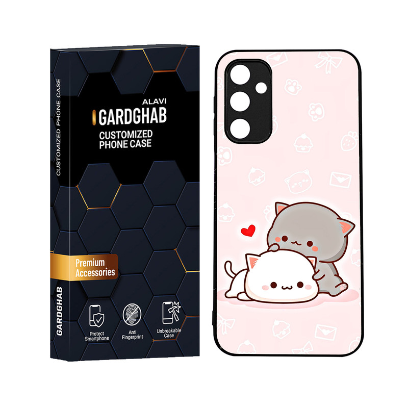 کاور گارد قاب علوی مدل دورژله ای عاشقانه مناسب برای گوشی موبایل سامسونگ Galaxy A24