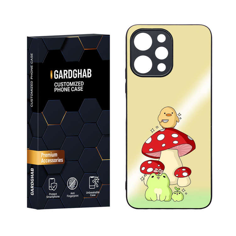 کاور گارد قاب مدل دورژله ای فانتزی مناسب برای گوشی موبایل شیائومی Redmi 12 4G / 5G