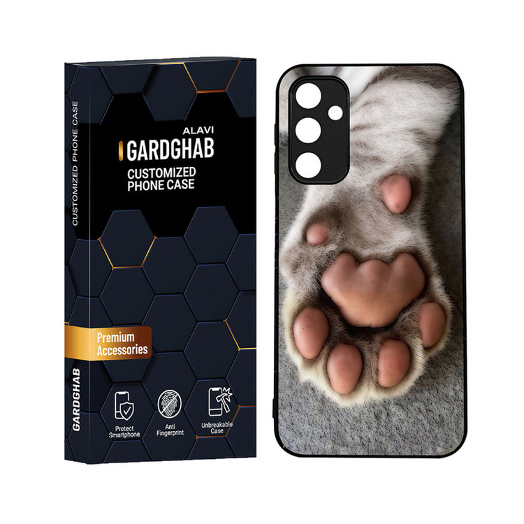 کاور گارد قاب علوی مدل دورژله ای هنری مناسب برای گوشی موبایل سامسونگ Galaxy A24