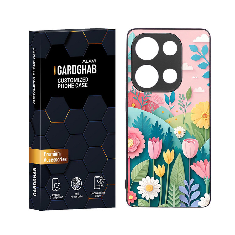 کاور گارد قاب علوی مدل دور ژله ای مناسب برای گوشی موبایل شیائومی Poco M6 Pro 4G
