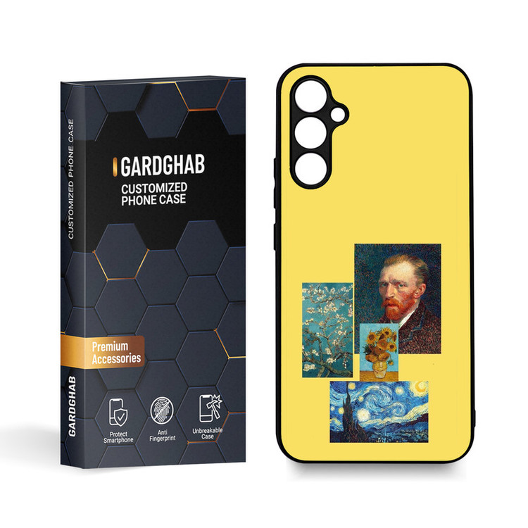 کاور گارد قاب مدل دورژله ای هنری مناسب برای گوشی موبایل سامسونگ Galaxy A34