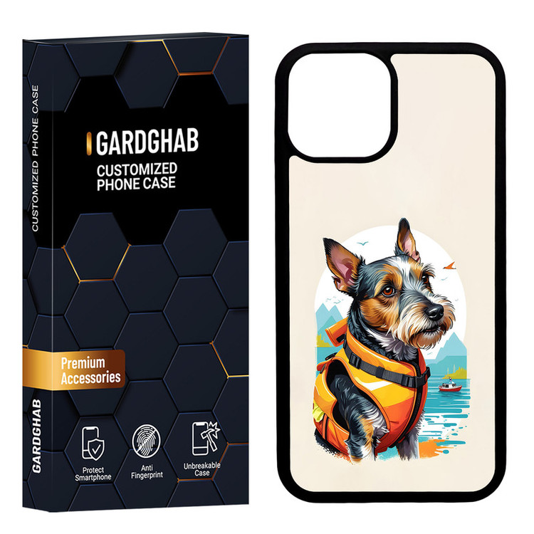 کاور گارد قاب مدل دور ژله ای هنری مناسب برای گوشی موبایل اپل iPhone 13 Mini