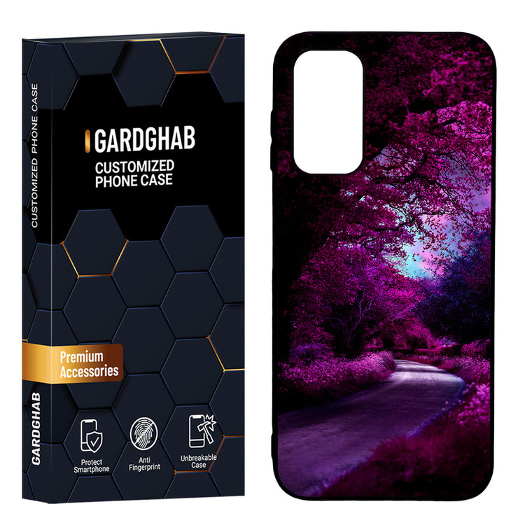 کاور گارد قاب مدل دور ژله ای منظره و طبیعت مناسب برای گوشی موبایل سامسونگ Galaxy A14