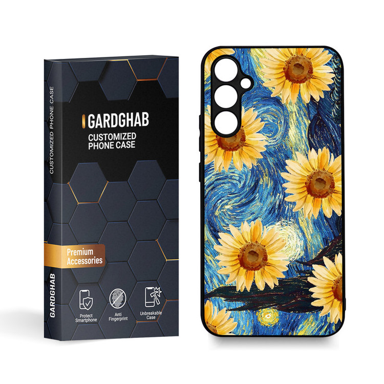 کاور گارد قاب مدل گل مناسب برای گوشی موبایل سامسونگ Galaxy A34
