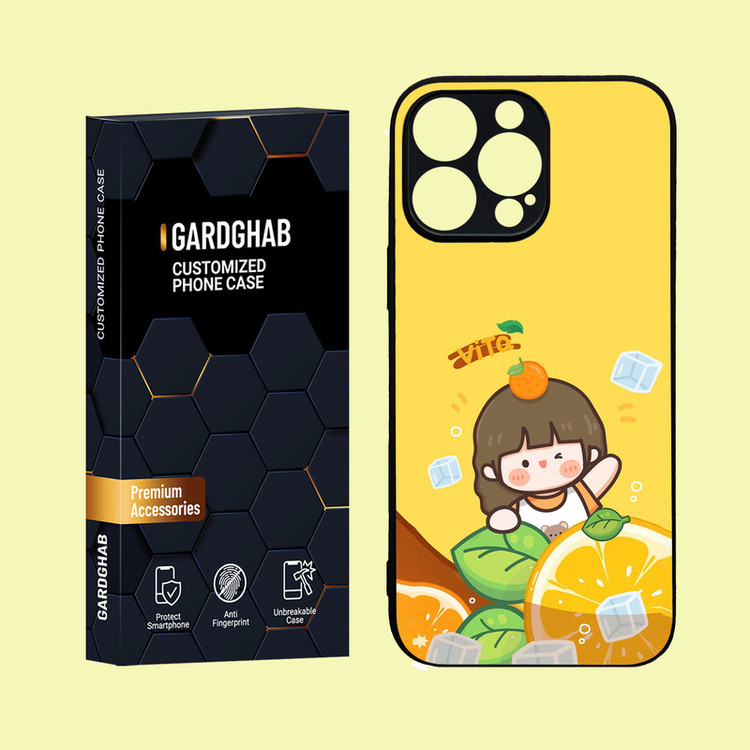 کاور گارد قاب مدل دور ژله ای دخترانه مناسب برای گوشی موبایل اپل iPhone 16 Pro Max