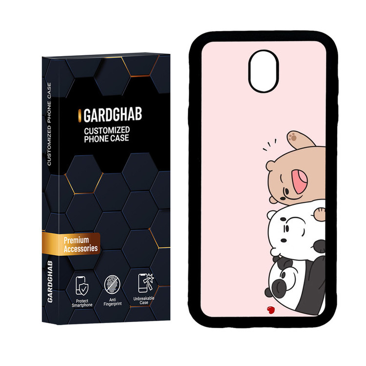 کاور گارد قاب مدل دور ژله ای فانتزی مناسب برای گوشی موبایل سامسونگ Galaxy J7 Pro