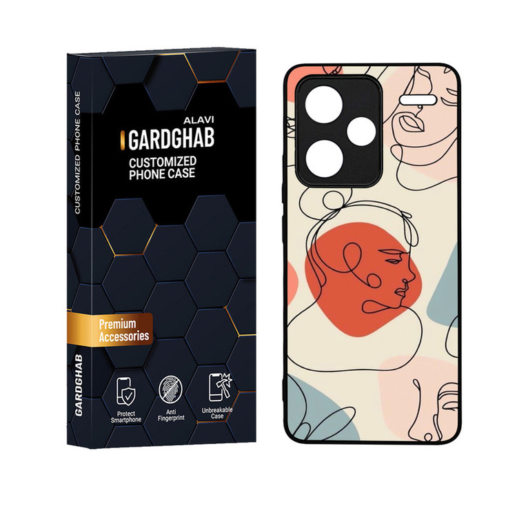 کاور گارد قاب علوی مدل دور ژله ای مناسب برای گوشی موبایل شیائومی Redmi Note 13 Pro Plus 5G