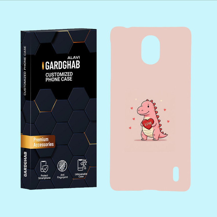 کاور گارد قاب علوی مدل عاشقانه مناسب برای گوشی موبایل نوکیا 1Plus