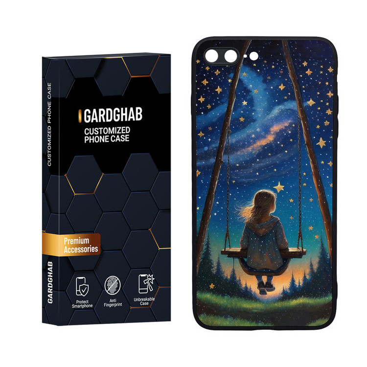 کاور گارد قاب مدل دورژله ای دخترانه مناسب برای گوشی موبایل اپل iPhone 7 Plus / 8 plus