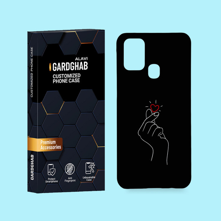 کاور گارد قاب علوی مدل عاشقانه مناسب برای گوشی موبایل سامسونگ Galaxy M31