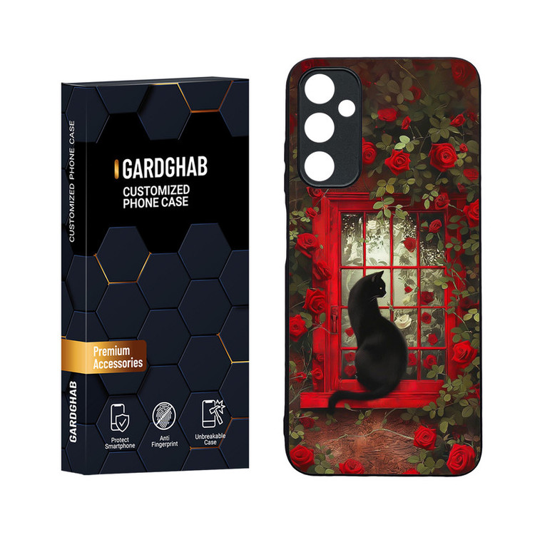 کاور گارد قاب مدل دورژله ای پشت گلس دخترانه مناسب برای گوشی موبایل سامسونگ Galaxy A05s