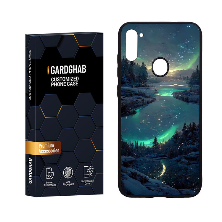 کاور گارد قاب مدل پشت گلس منظره و طبیعت مناسب برای گوشی موبایل سامسونگ Galaxy A11 / M11